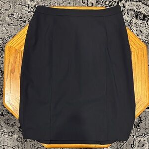 *LAFAYETTE 148 NEW YORK* Black Pencil Midi Skirt Size 12